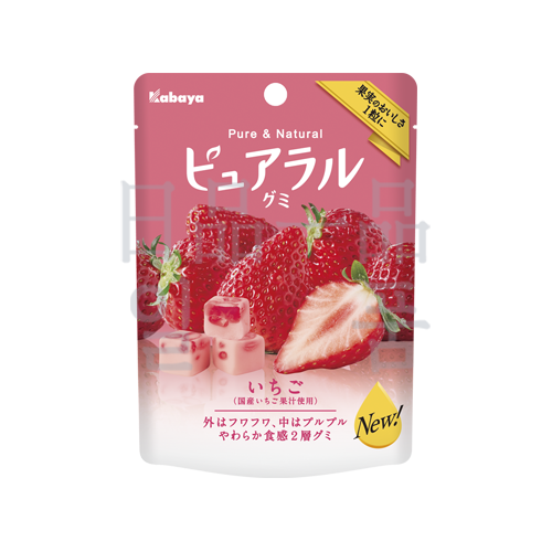 퓨어랄 구미 딸기 45g