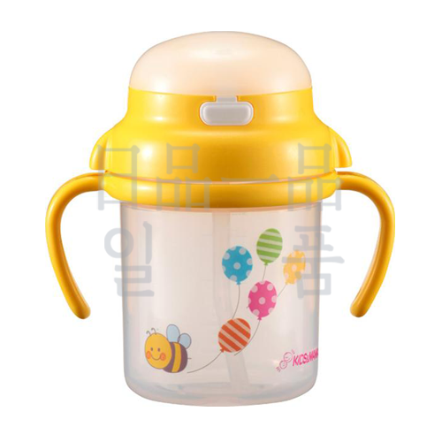 키즈마마 빨대 보틀 8개월 무렵부터 옐로우 270ml