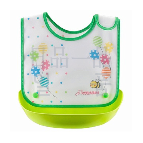 키즈마마 베이비 에이프런 그린