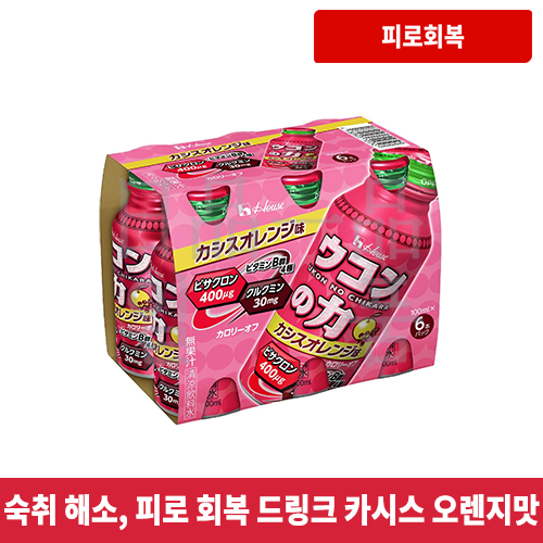 우콘노치카라 카시스 오렌지맛 100ml 6병