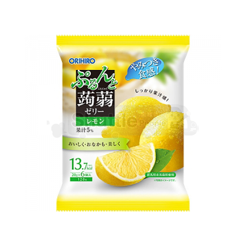 오리히로 푸룬토 곤약젤리 파우치 레몬맛 6개입