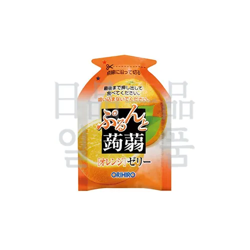 오리히로 푸룬토 곤약젤리 파우치 두가지맛 청포도 오렌지 12개입 4