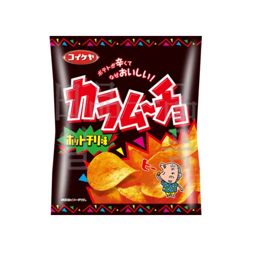 카라무쵸 칩 핫 칠리맛 55g 2