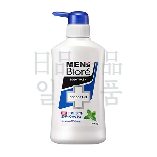 맨즈 비오레 약용 데오도란트 바디 워시 신선한 민트의 향기 440ml