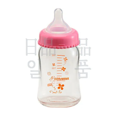 키즈마마 유리 광구 젖병 핑크 150ml 2