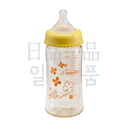 키즈마마 PPSU 광구 젖병 옐로우 240ml