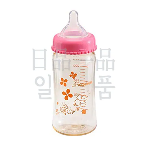 키즈마마 PPSU 광구 젖병 핑크 240ml