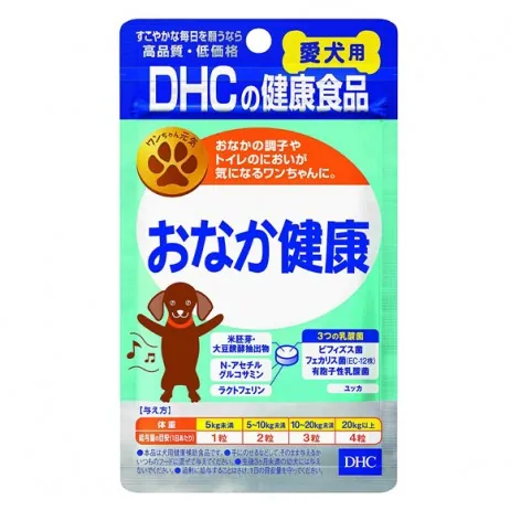DHC 반려동물 애견용 장 케어 서플리먼트 60정