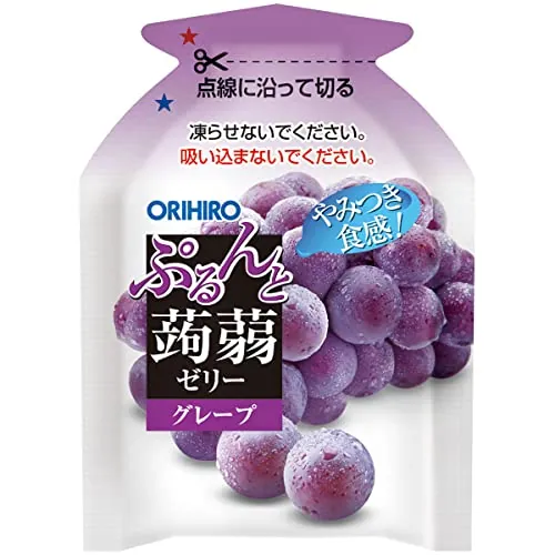 오리히로 푸룬토 곤약젤리 파우치 포도맛 6개입 2